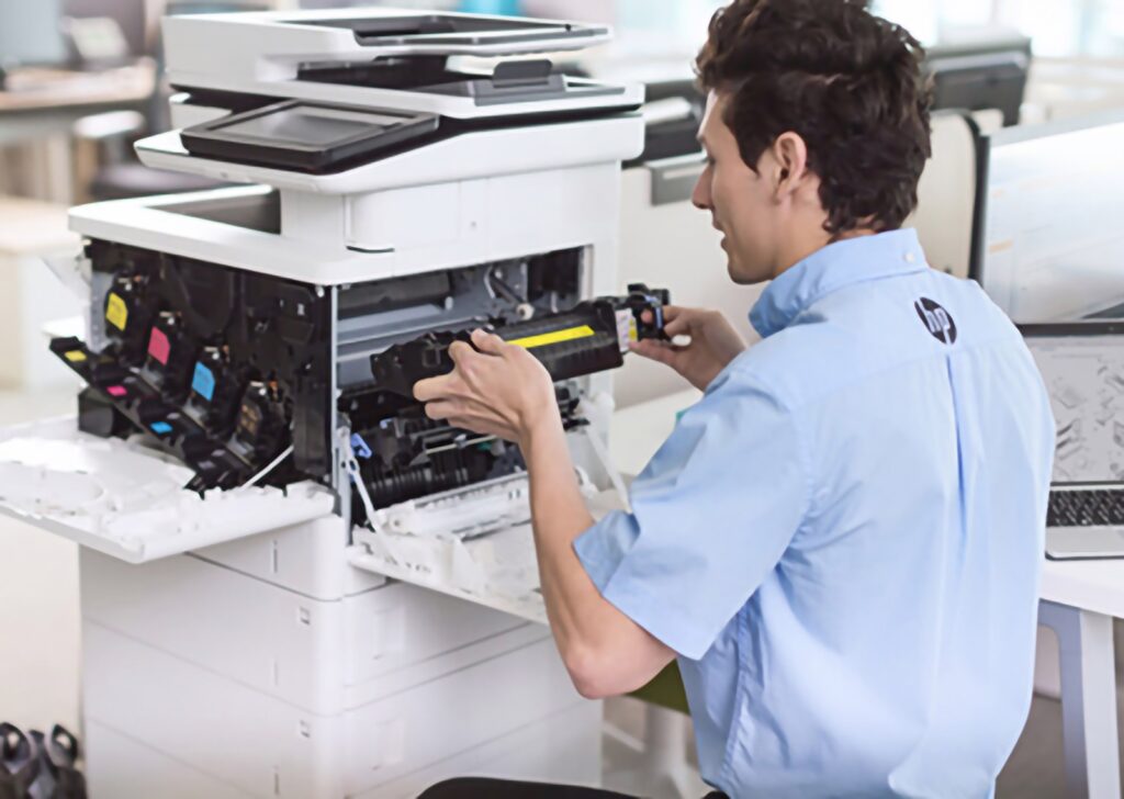 Expert repairing printer